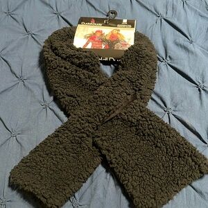 Cuddl Duds Black Reversible Pull Through Scarf